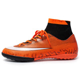 Indoor Turf Soccer Shoes Mens High Ankle Football Boots